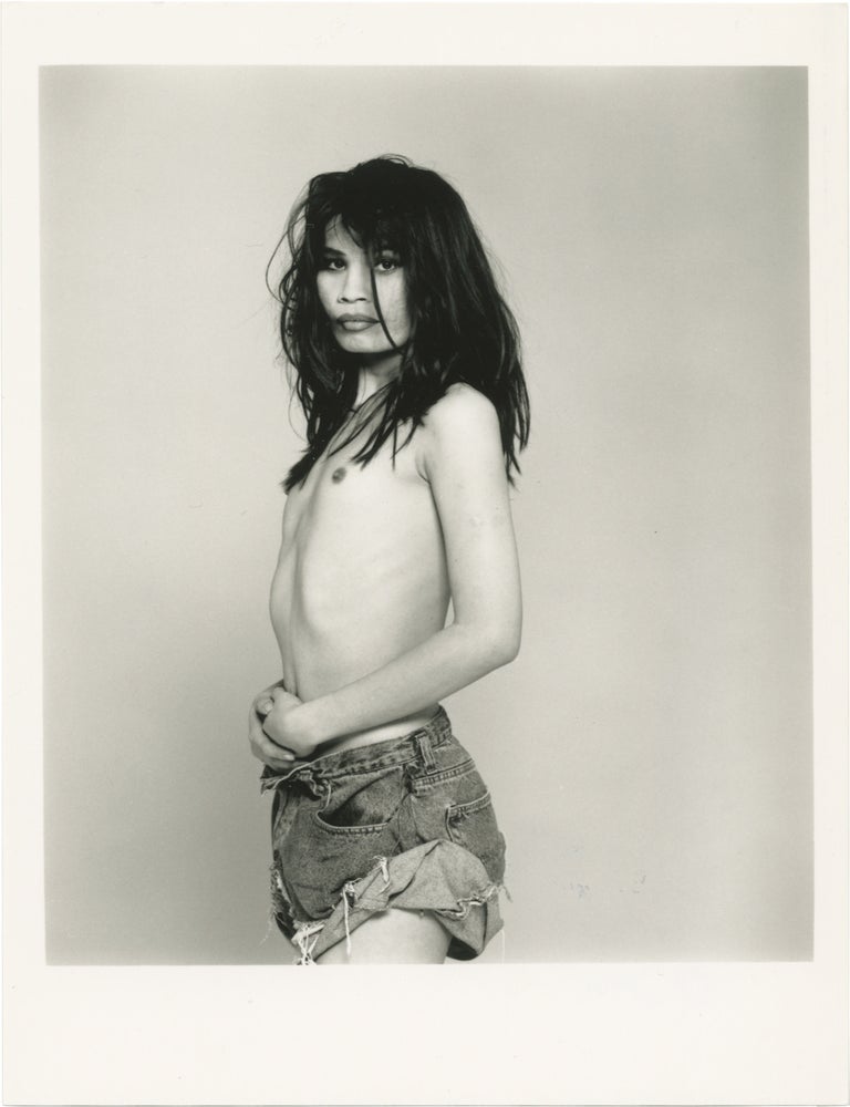 Three photographs of models