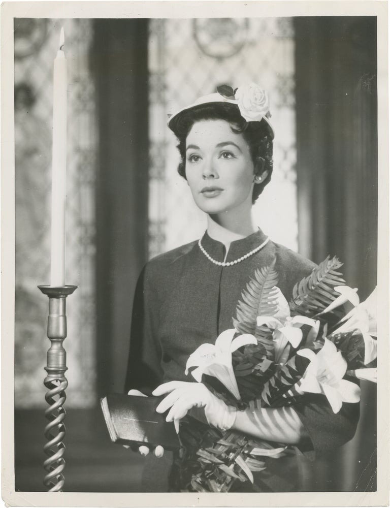 Book #165978] Original publicity photograph of Barbara Rush, 1955. Ray Jones, Barbara Rush,...
