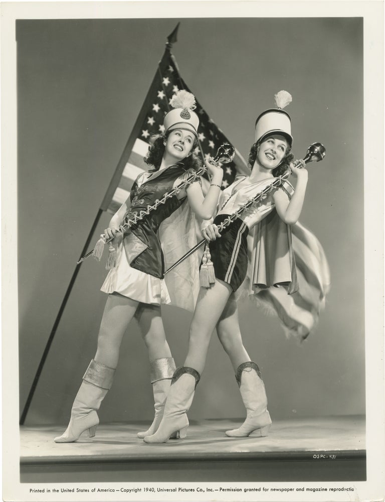 Book #165984] Two original Fourth of July publicity photographs, 1940. Anne Nagel Samuel S....