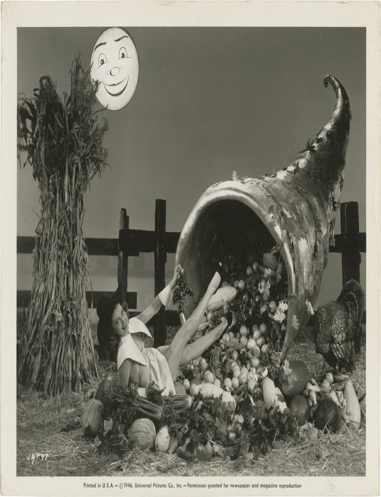Original Thanksgiving publicity photograph of Jane "Poni" Adams