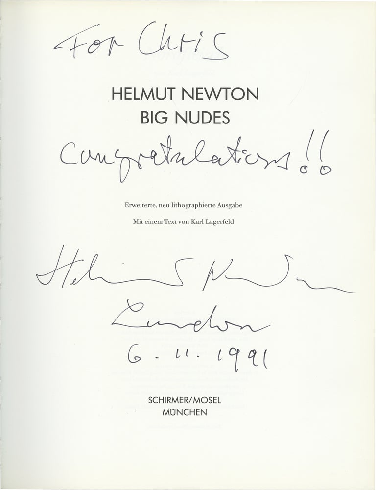 Helmut Newton: Big Nudes