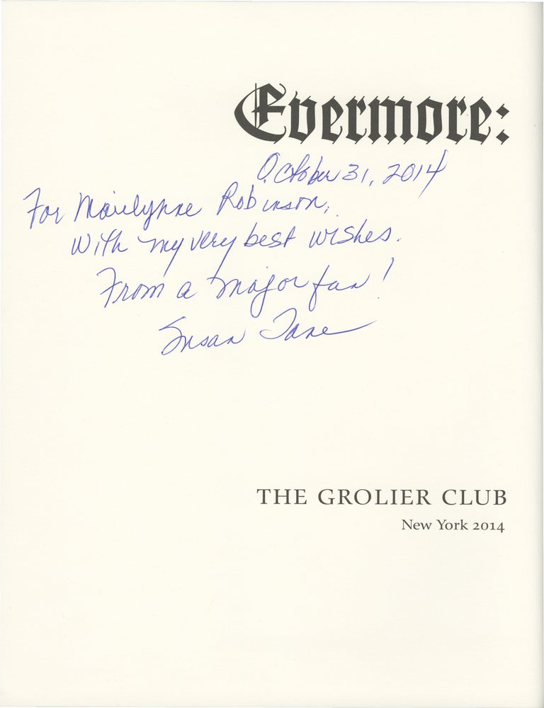 Evermore: The Persistence of Poe | The Edgar Allan Poe Collection of Susan Jaffe Tane
