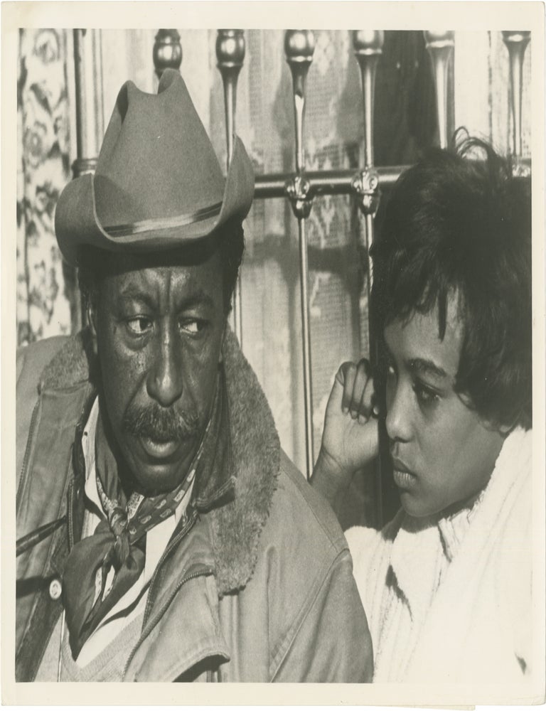 Book #166018] The Learning Tree (Two original photographs of Gordon Parks on the set of the 1969...