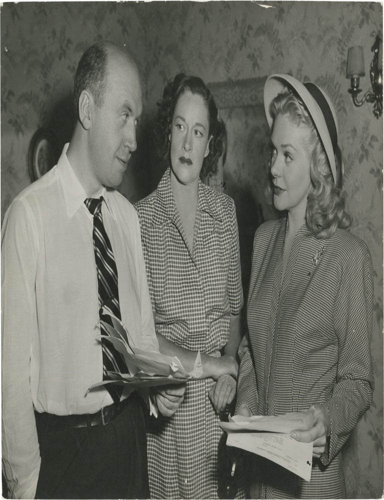 Book #166019] Fallen Angel (Original photograph of Otto Preminger on the set of the 1945 film)....