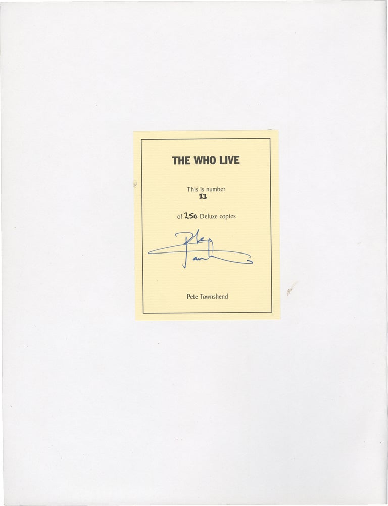 The Who Live