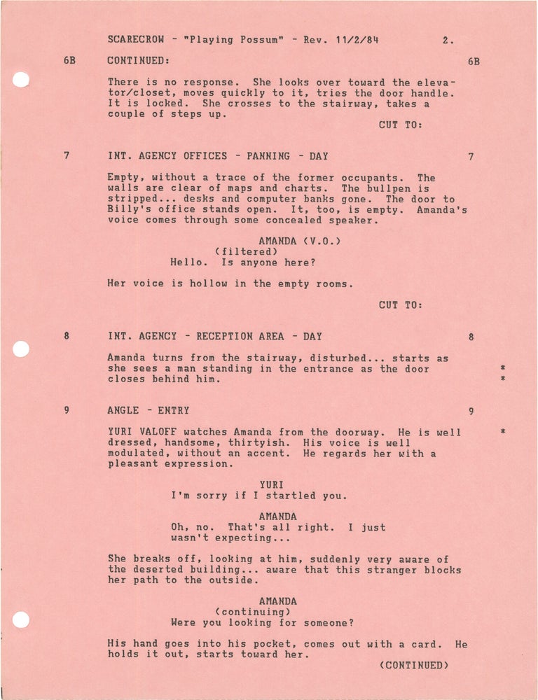Scarecrow and Mrs. King: Playing Possum