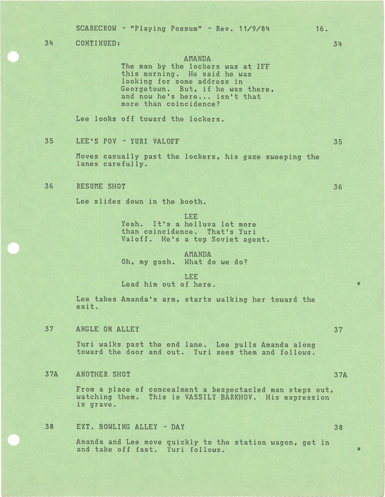 Scarecrow and Mrs. King: Playing Possum