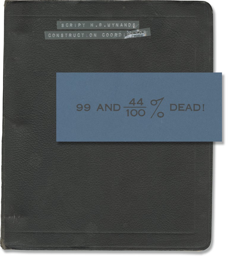 Rick Turkel 99 and 44/100% Dead! | John Frankenheimer, Robert Dillon, Edmond O ...