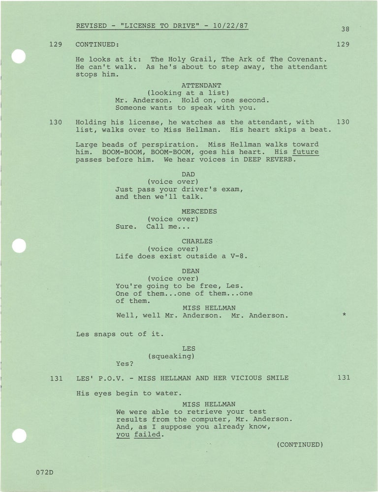 License to Drive [To Live and Drive in L.A.]
