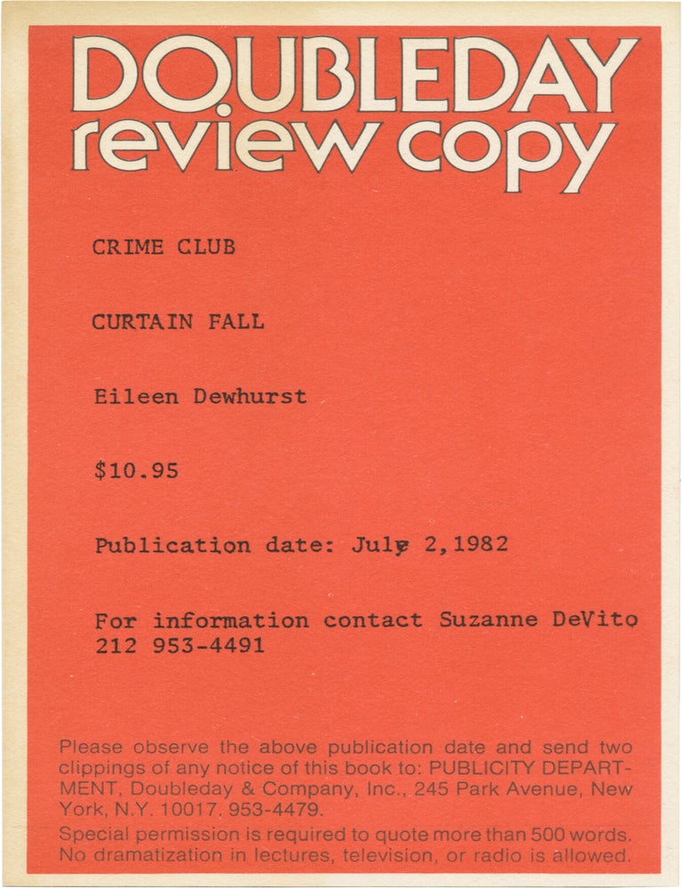 Curtain Fall