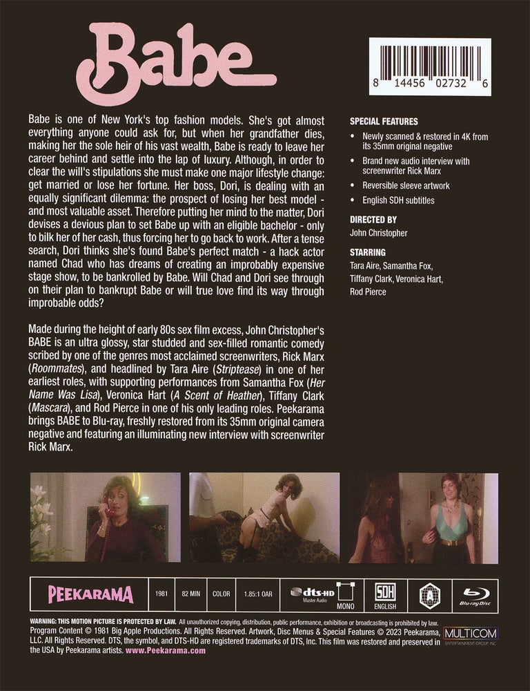 Babe (1981) Blu-ray with slipcover