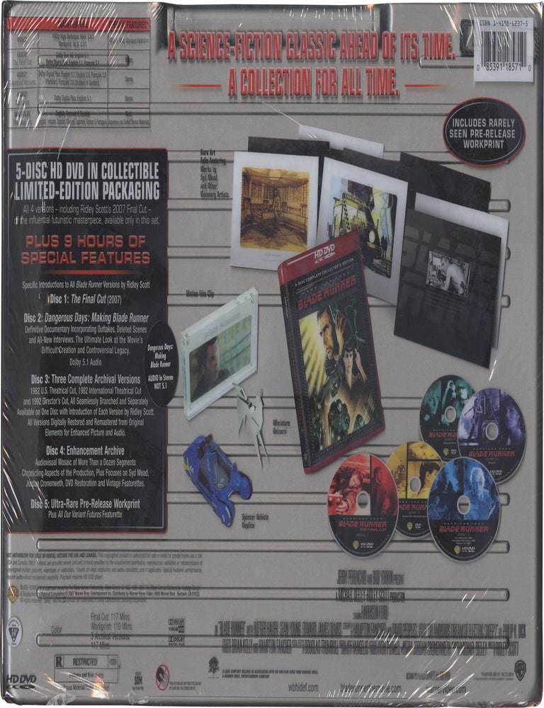 Blade Runner: Ultimate Collector's Edition #77896 / 103000 4-Disc HD-DVD with suitcase design