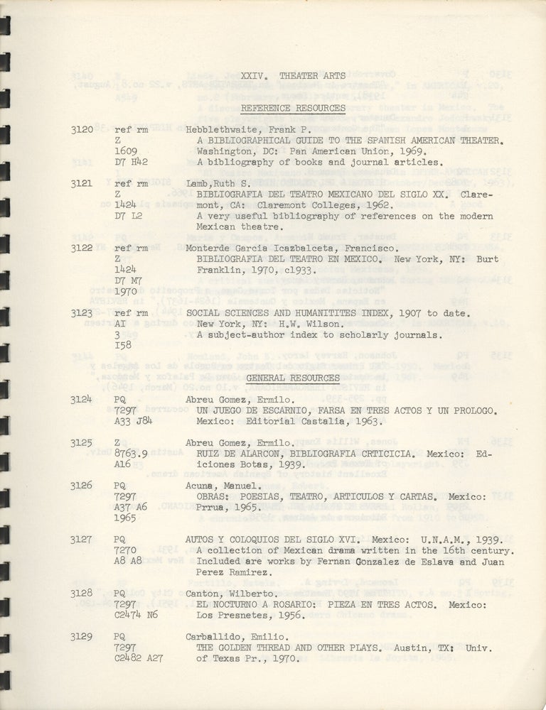 La Raza: A Selective Bibliography of Library Resources