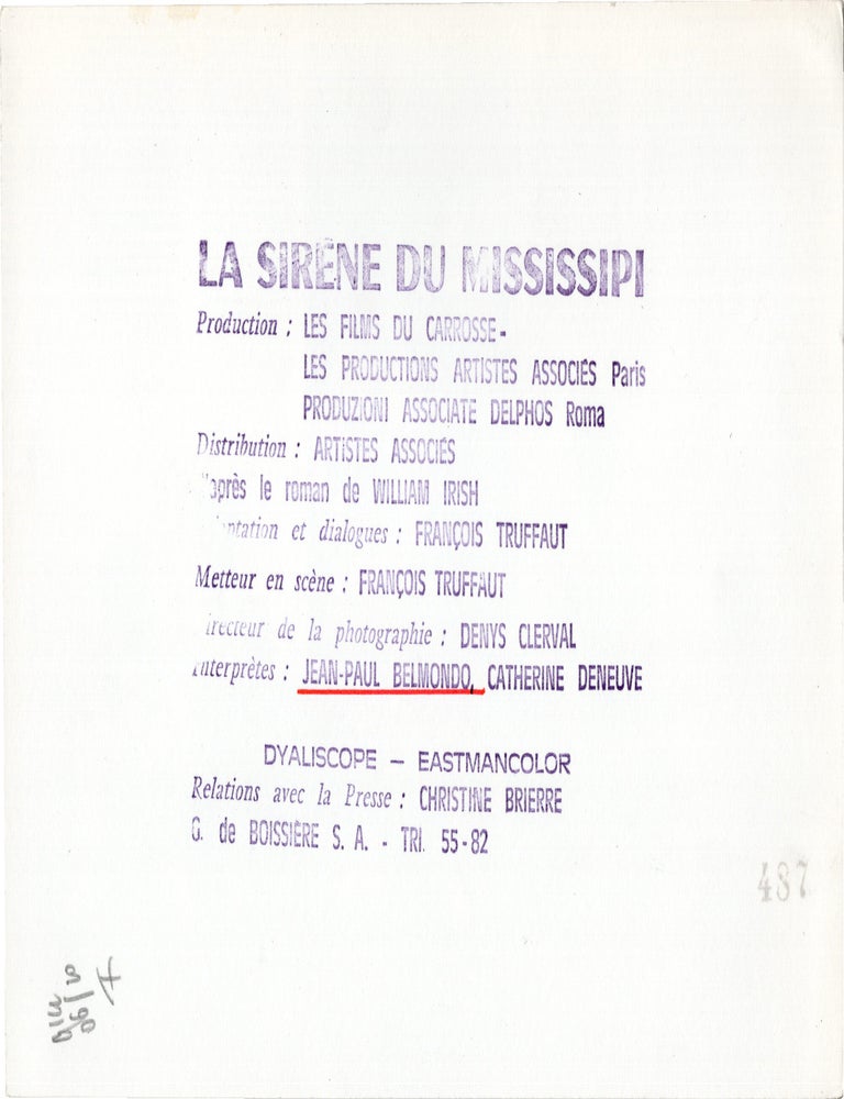 Mississippi Mermaid [La sirene du Mississipi]
