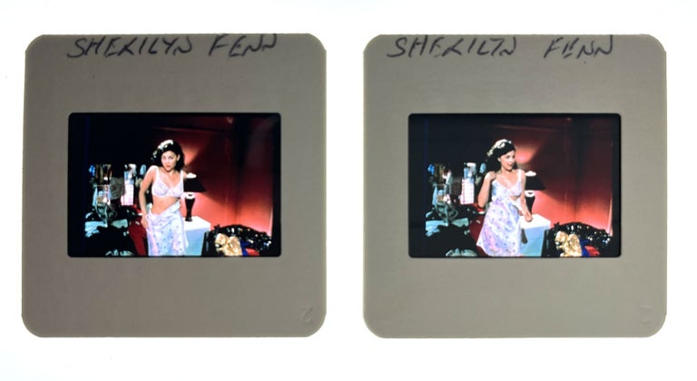 Six original color slides of Sherilyn Fenn, 1991