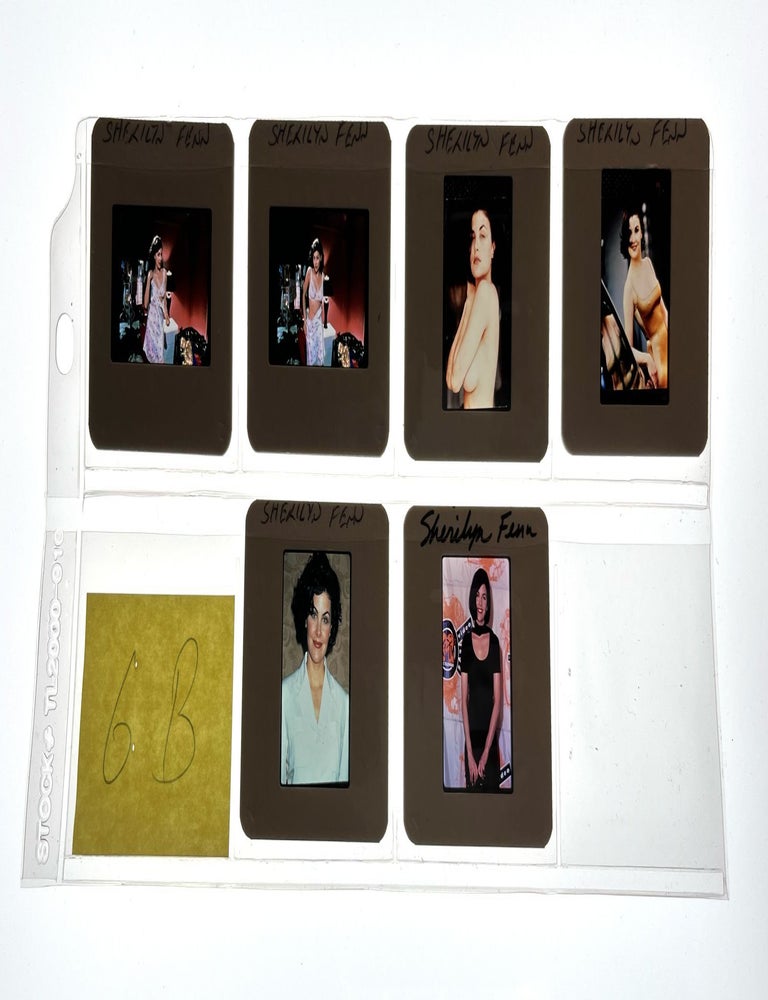 Six original color slides of Sherilyn Fenn, 1991