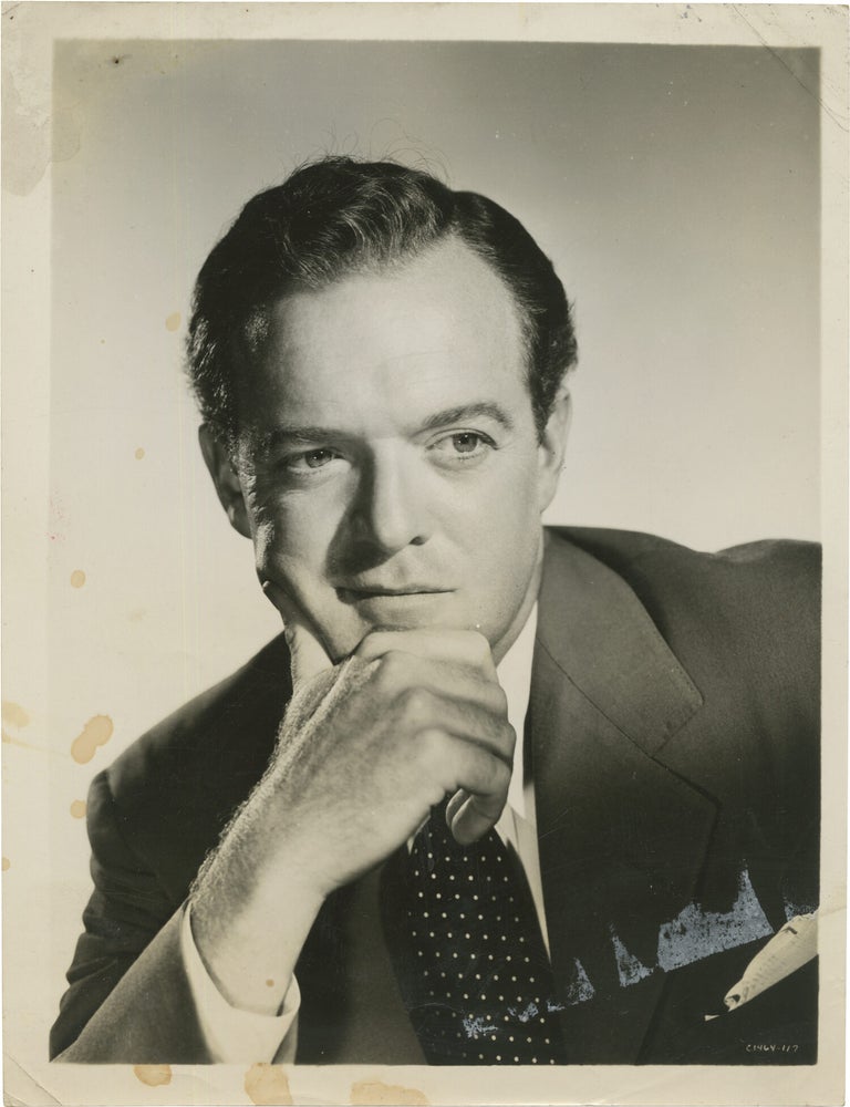 Two original portrait photographs of Van Heflin, circa 1950