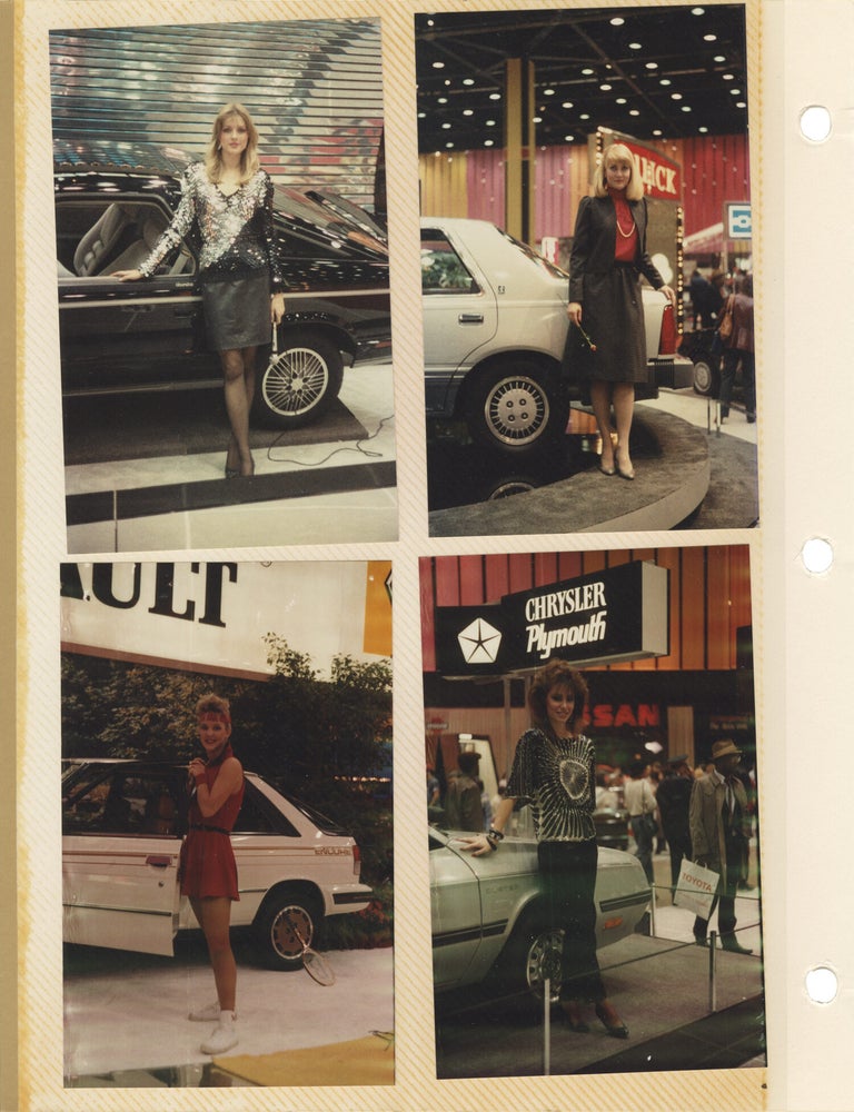 Archive of approximately 570 vernacular color photographs from the Chicago Auto Show, 1979-1990
