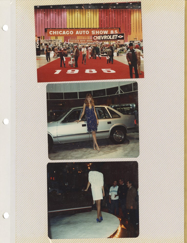 Archive of approximately 570 vernacular color photographs from the Chicago Auto Show, 1979-1990