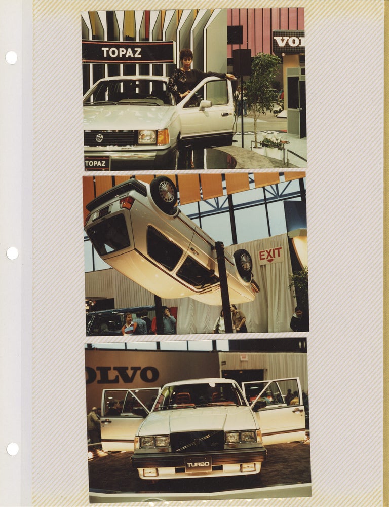 Archive of approximately 570 vernacular color photographs from the Chicago Auto Show, 1979-1990