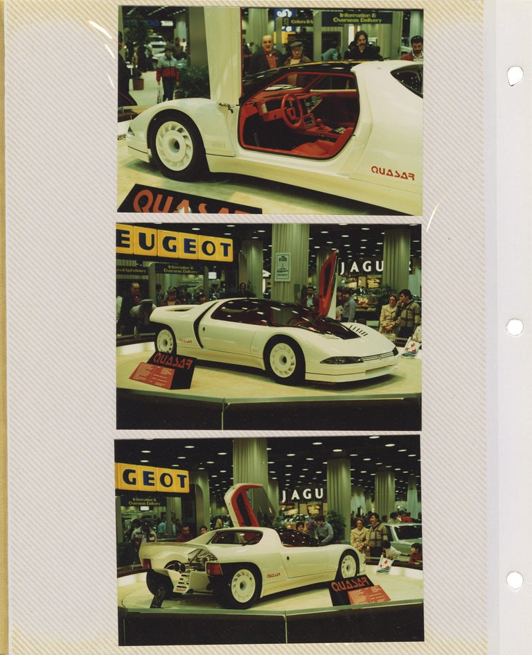 Archive of approximately 570 vernacular color photographs from the Chicago Auto Show, 1979-1990