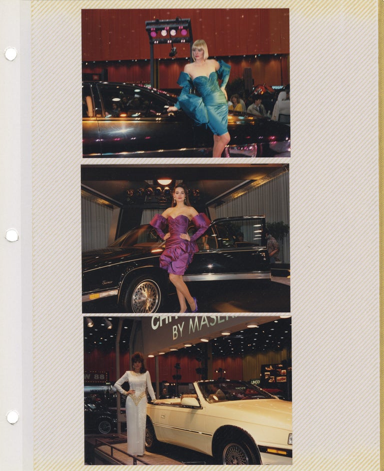 Archive of approximately 570 vernacular color photographs from the Chicago Auto Show, 1979-1990