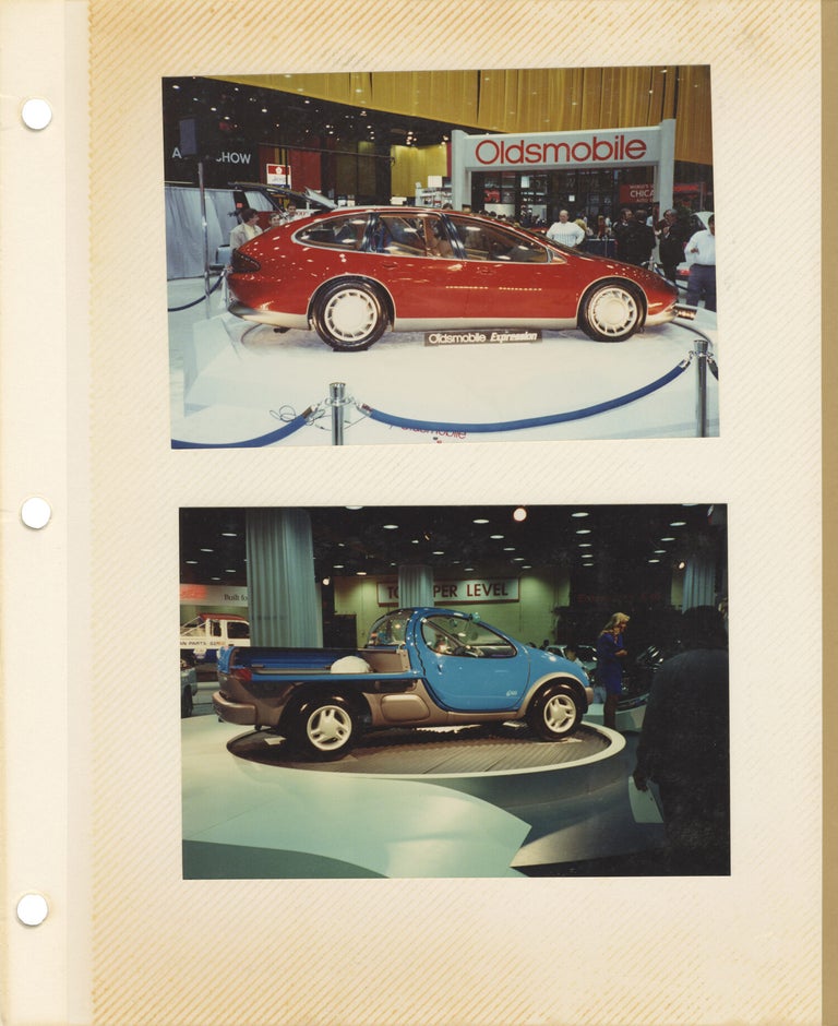 Archive of approximately 570 vernacular color photographs from the Chicago Auto Show, 1979-1990