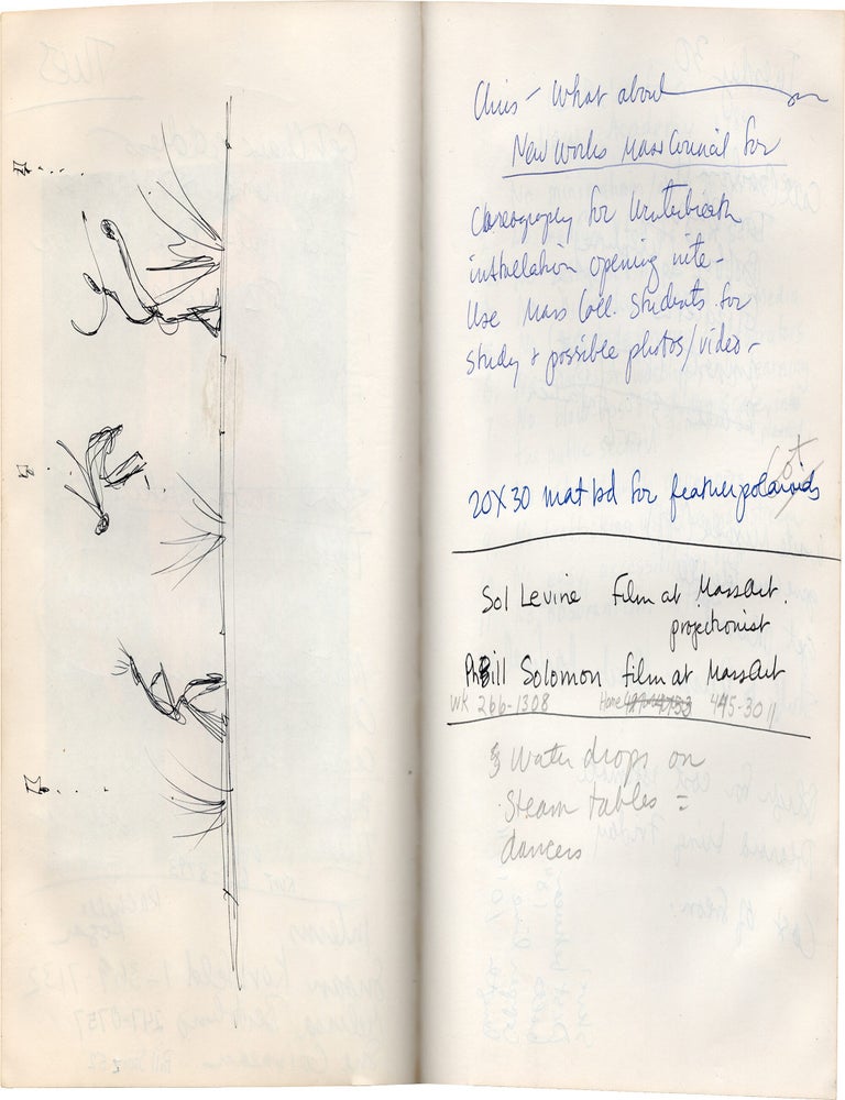 Archive of two journals, a personal handmade art book, and various notes and studies relating to Joan Brigham, circa 1984-1992