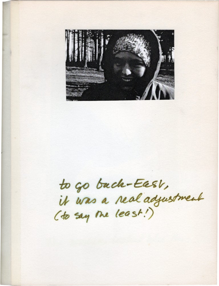 Archive of two journals, a personal handmade art book, and various notes and studies relating to Joan Brigham, circa 1984-1992