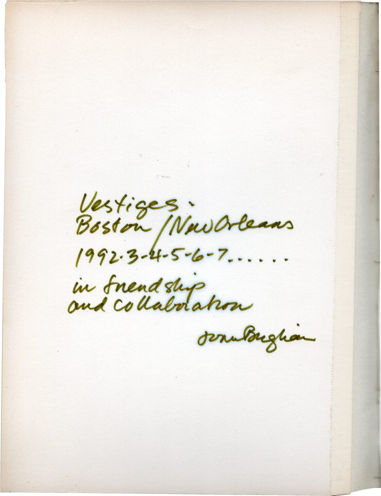 Archive of two journals, a personal handmade art book, and various notes and studies relating to Joan Brigham, circa 1984-1992