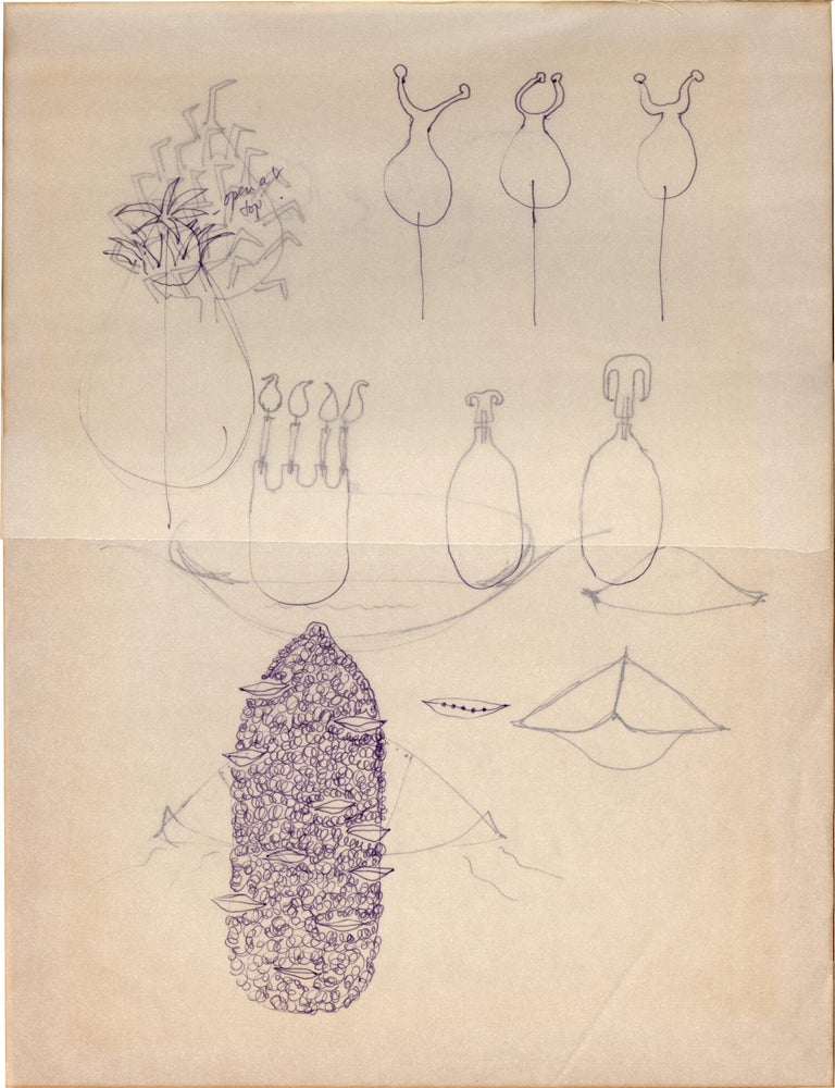 Archive of two journals, a personal handmade art book, and various notes and studies relating to Joan Brigham, circa 1984-1992
