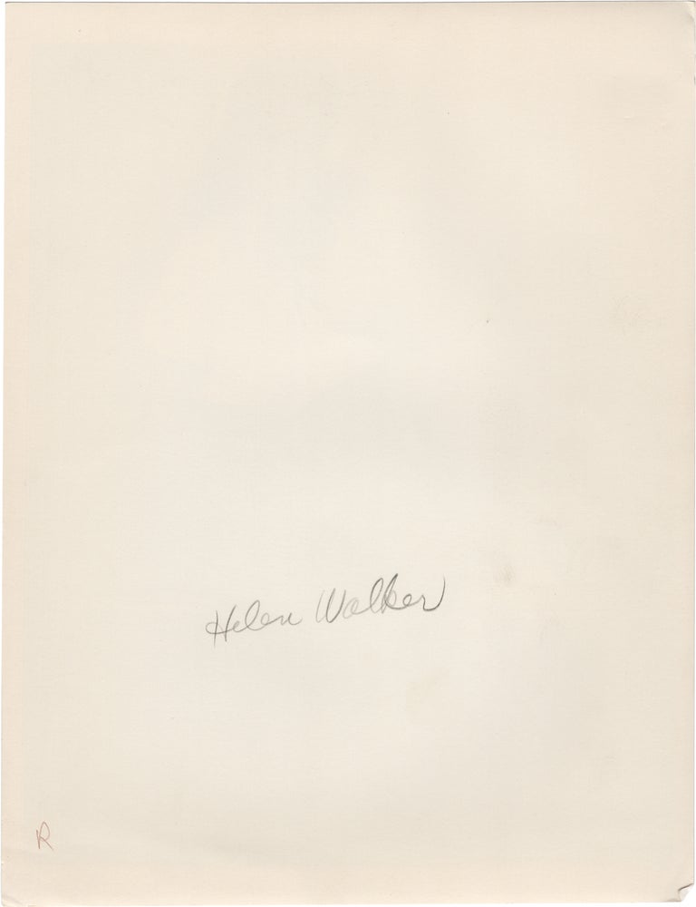 Original publicity photograph of Helen Walker, circa 1940s