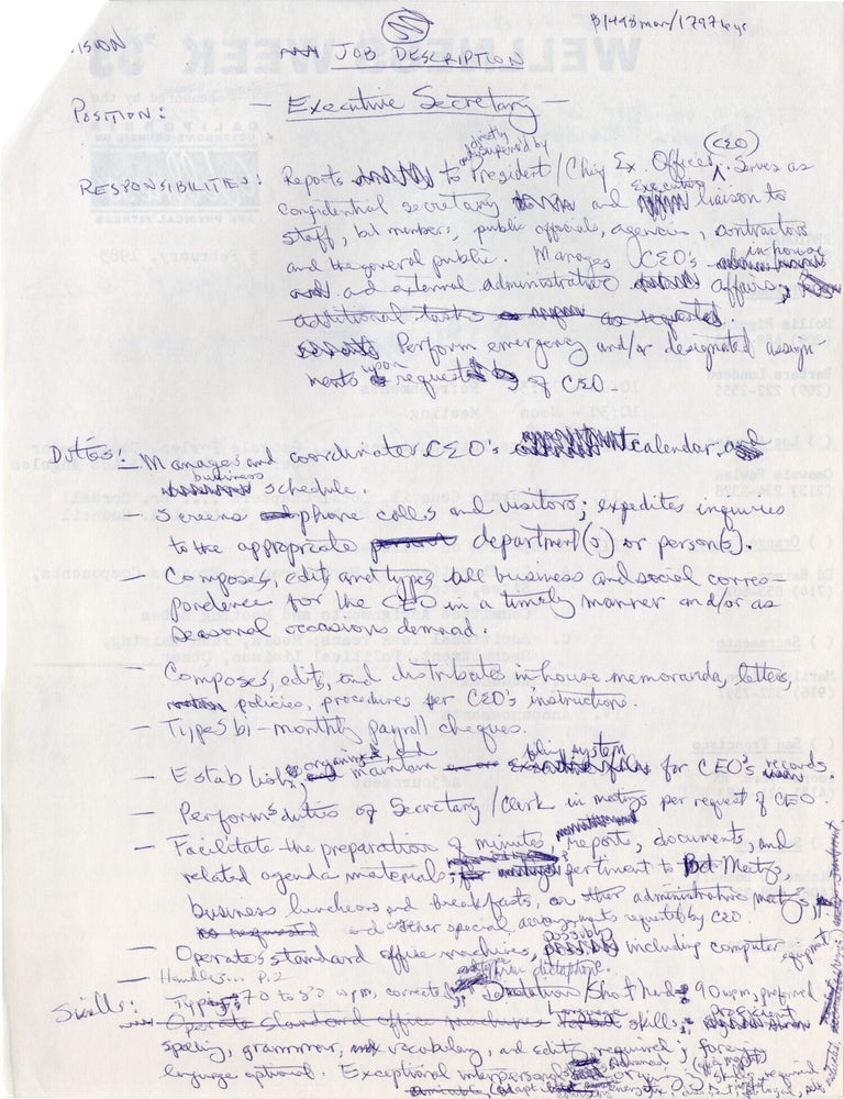 Archive of material relating to Danny Bakewell and the Brotherhood Crusade, circa mid 1980s