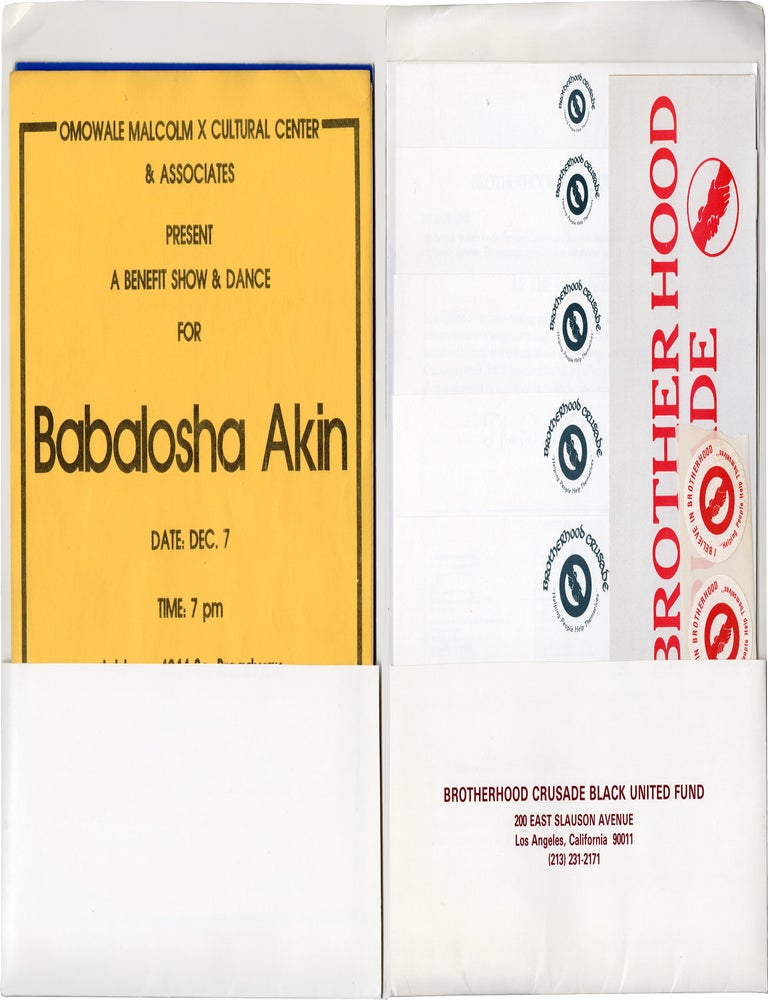 Archive of material relating to Danny Bakewell and the Brotherhood Crusade, circa mid 1980s