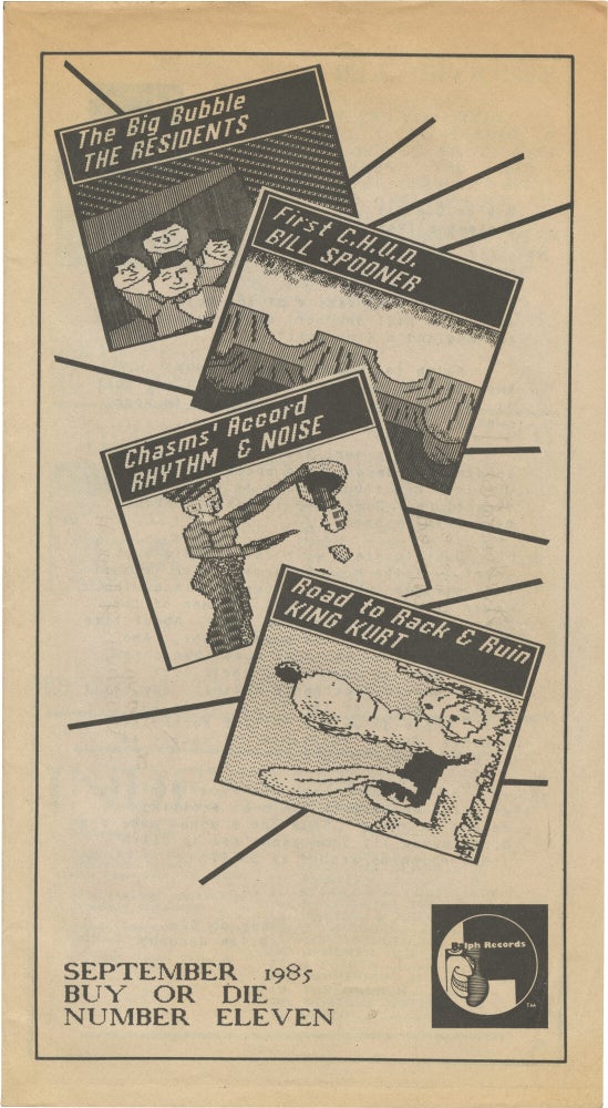 Small archive of Ralph Records promotional materials including The Residents, 1980-1989