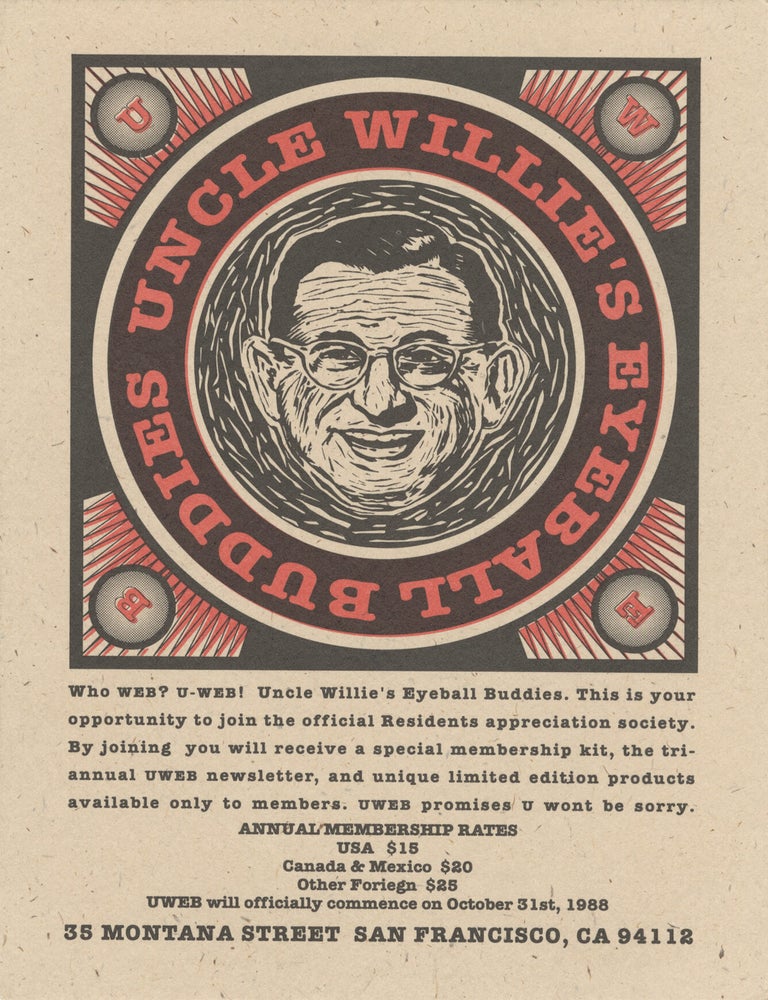Small archive of Ralph Records promotional materials including The Residents, 1980-1989