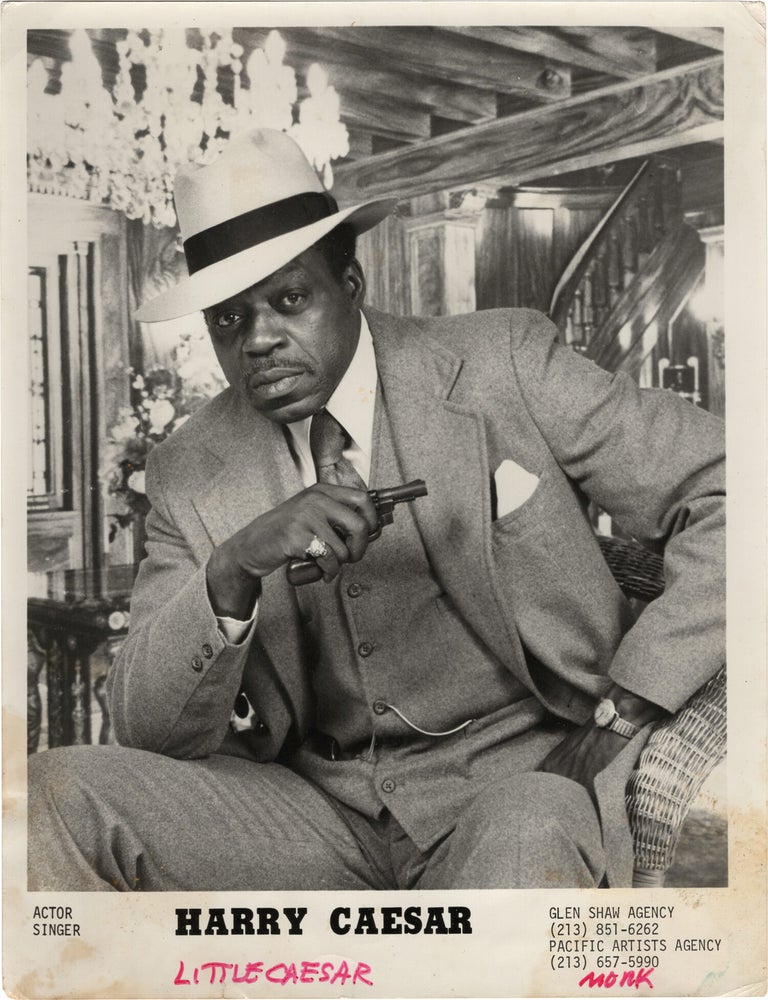 Archive of nearly 150 photographs of jazz, blues, and popular music performers, including 50 INSCRIBED photographs, as well as a handful of personal photographs, belonging to jazz drummer and bandleader "Monk" McFay, circa 1930s through 1950s