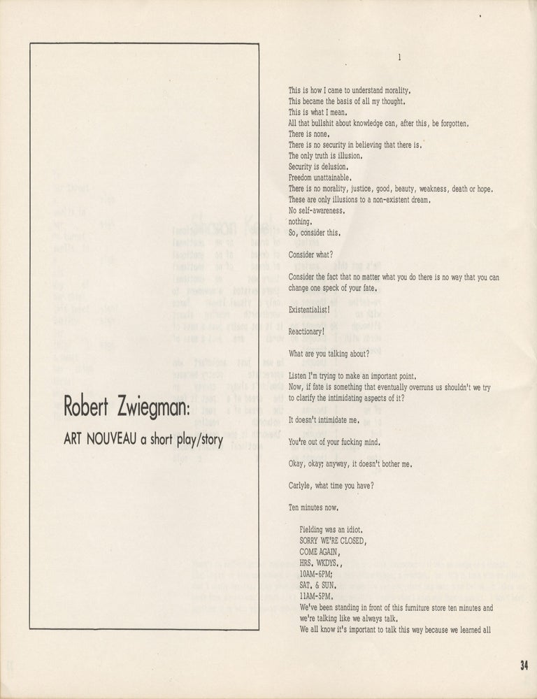 Untitled: Vol. 1, No. 1, March-April, 1974
