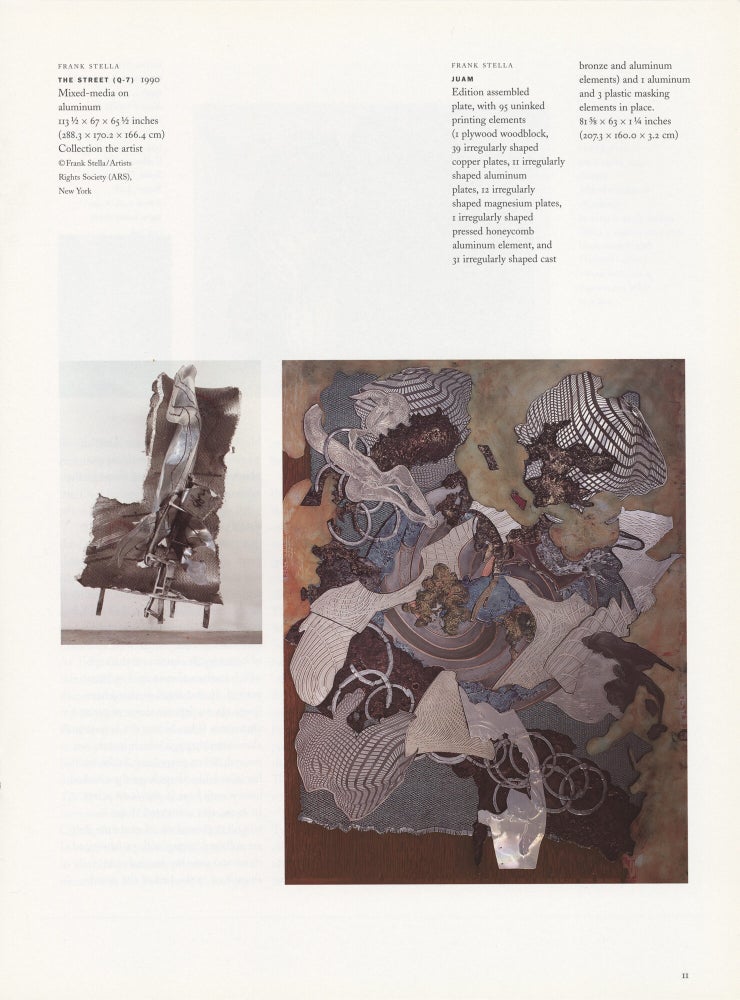 Frank Stella: Juam / Juam, State I, from Imaginary Places
