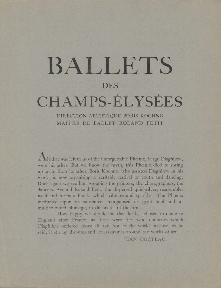 Ballets des Champs-Élysées 1946