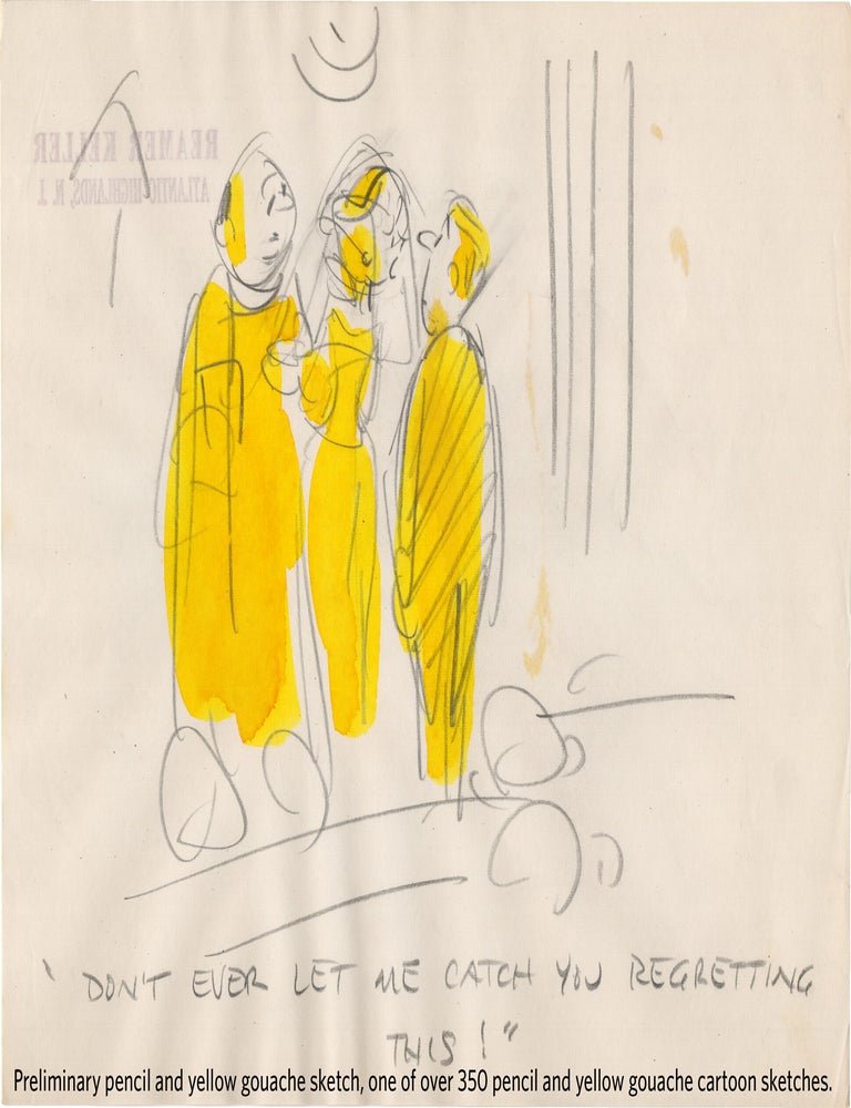 Substantial archive of cartoon artwork by American comics artist Reamer Keller