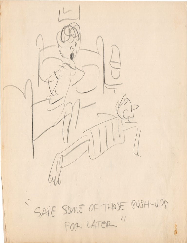 Substantial archive of cartoon artwork by American comics artist Reamer Keller