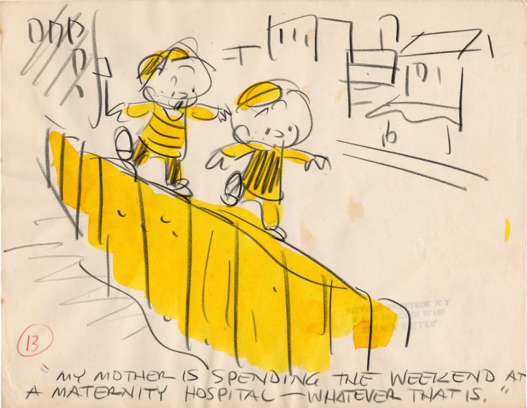 Substantial archive of cartoon artwork by American comics artist Reamer Keller