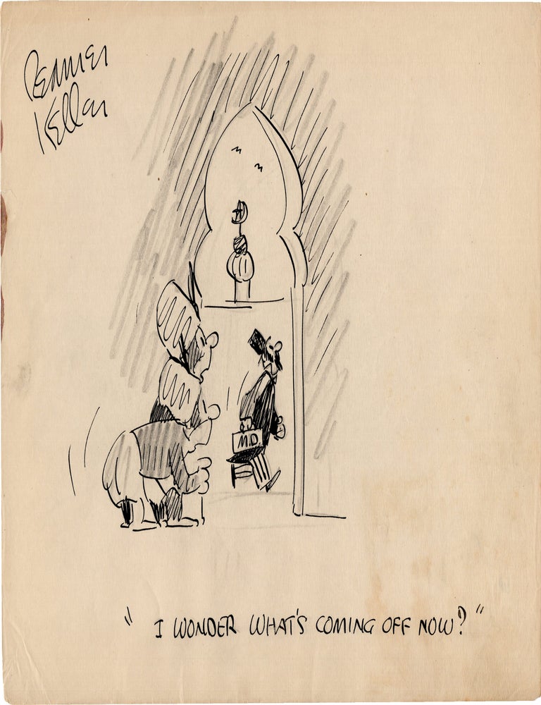 Substantial archive of cartoon artwork by American comics artist Reamer Keller