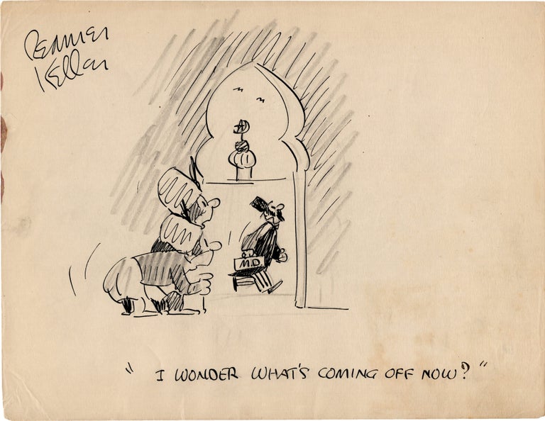 Substantial archive of cartoon artwork by American comics artist Reamer Keller
