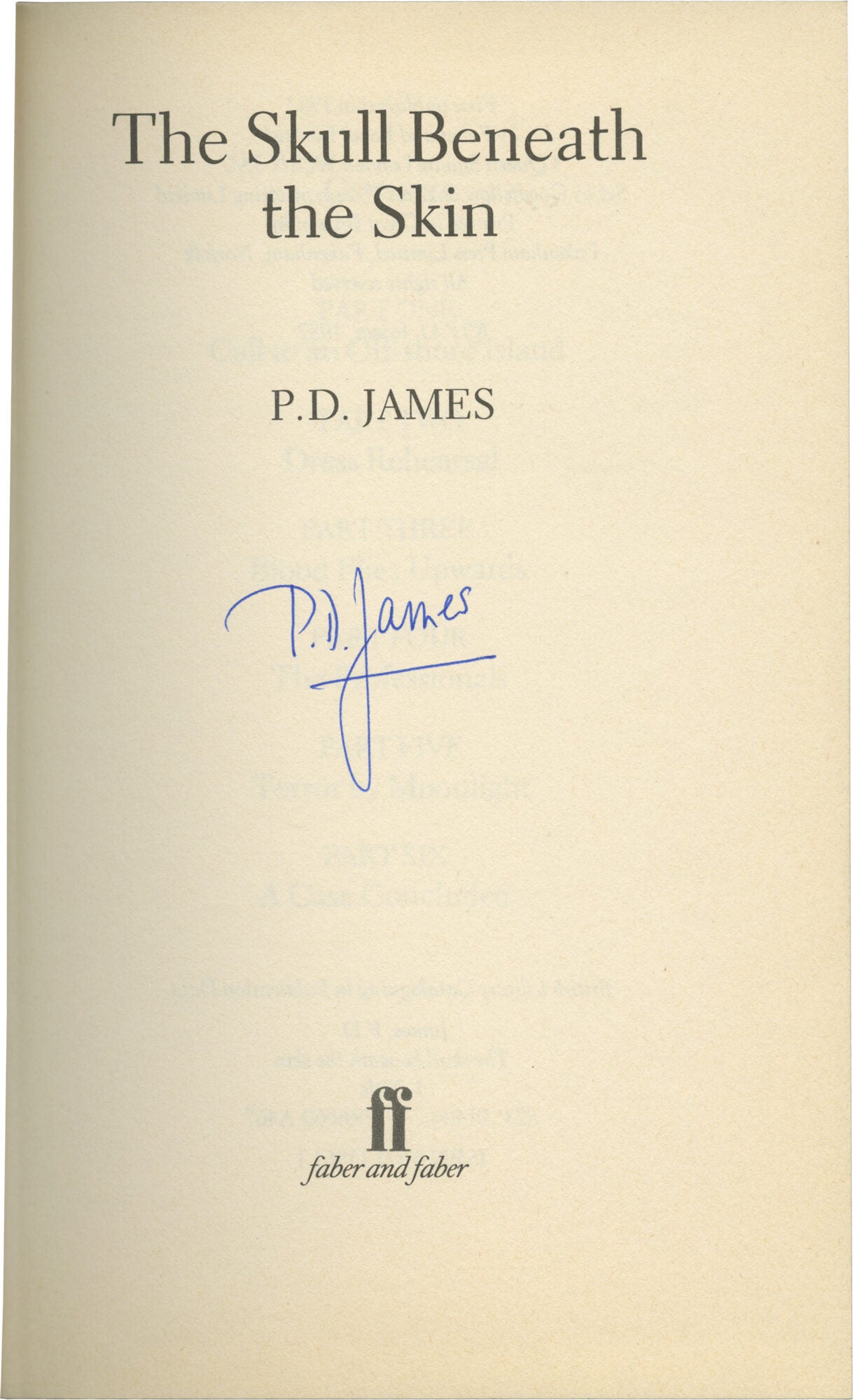 The Skull Beneath the Skin | P D. James