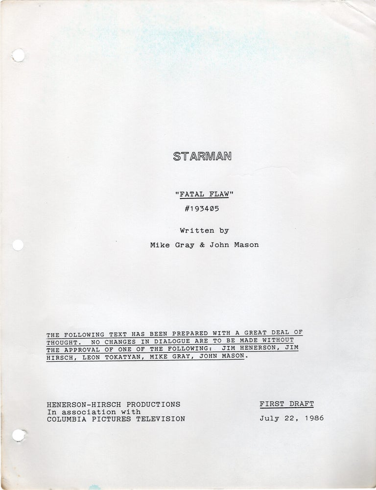Starman: Fatal Flaw
