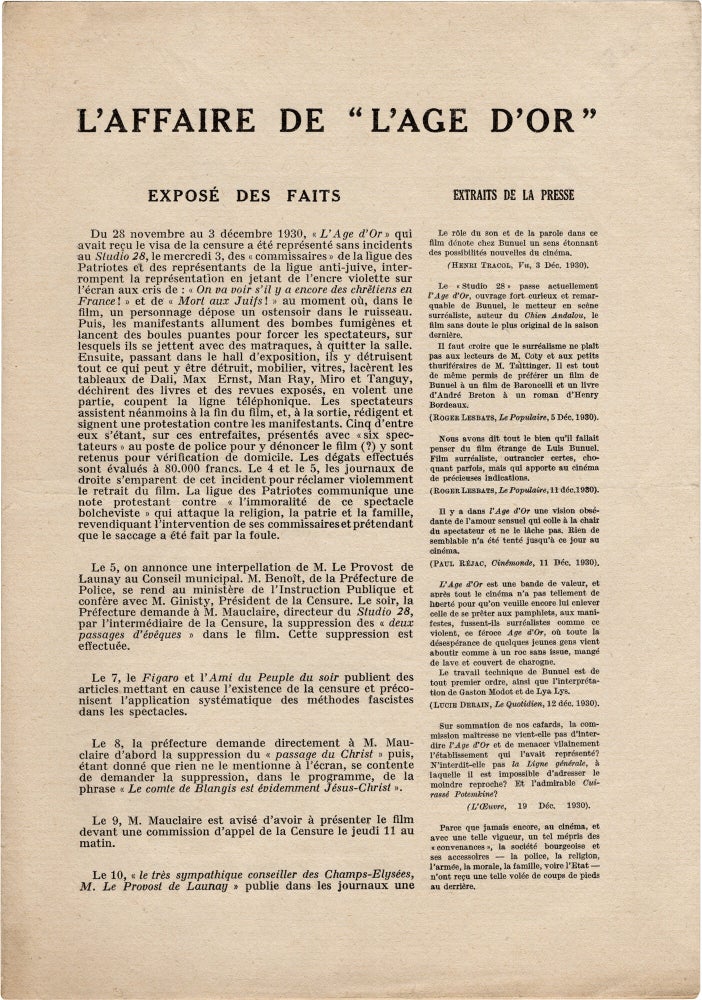 L'Age d'Or