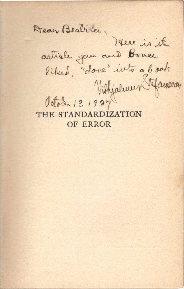 The Standardization of Error