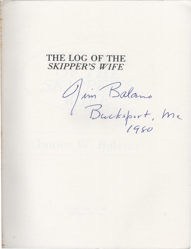 The Log of the Skipper's Wife